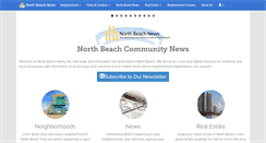 Desktop Screenshot of northbeachnews.com